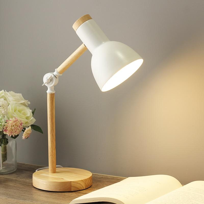 Helvano | Skandinavische Holz-Tischlampe mit LED