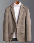 Helvano | Herren-Blazer aus Wollmischung, kariert