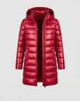 Helvano | Ultraleichte Daunenjacke mit Kapuze für Damen