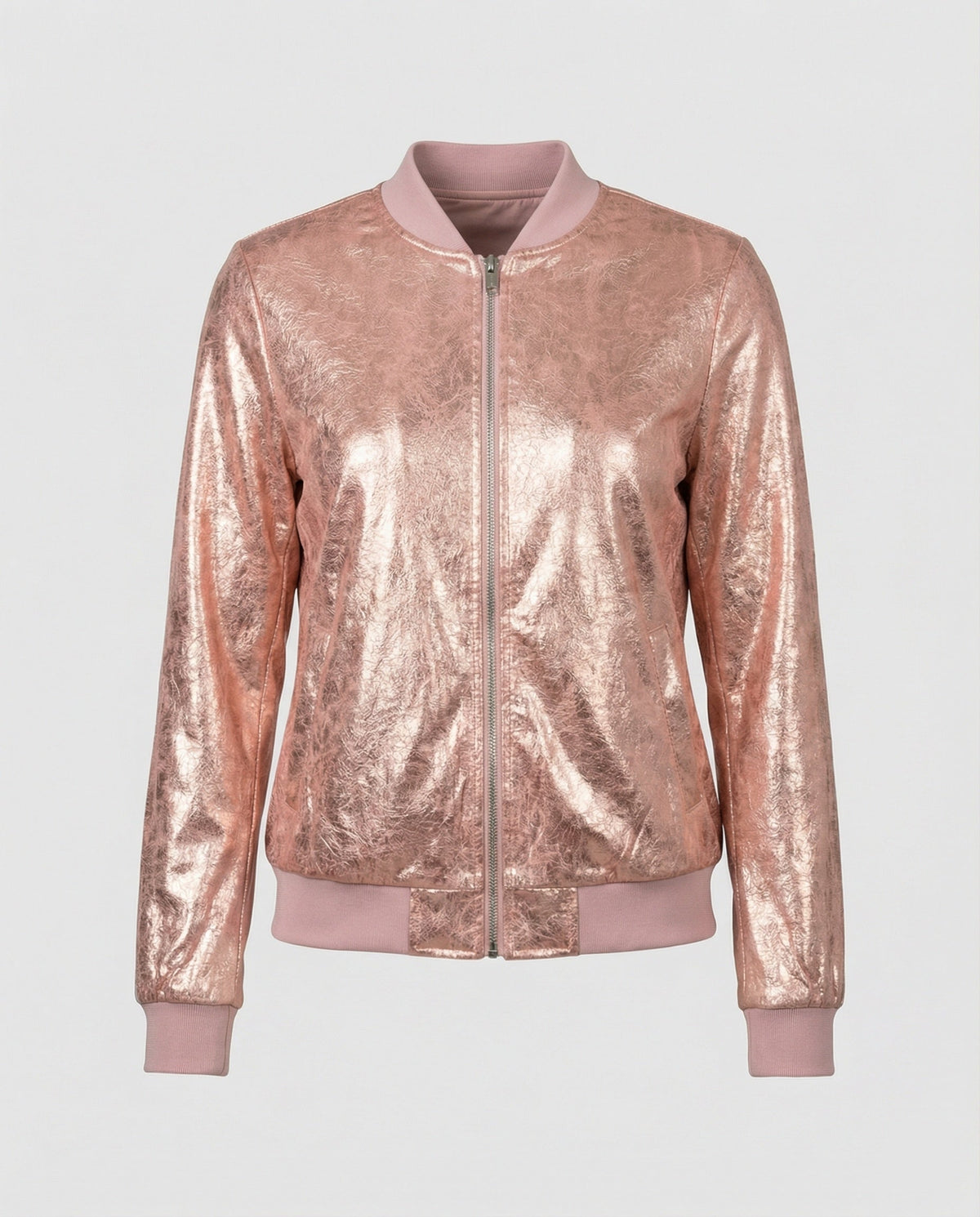 Helvano | Glänzende Bomberjacke für Damen