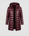 Helvano | Ultraleichte Daunenjacke mit Kapuze für Damen