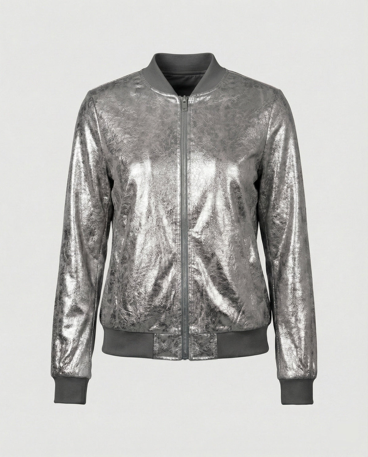 Helvano | Glänzende Bomberjacke für Damen