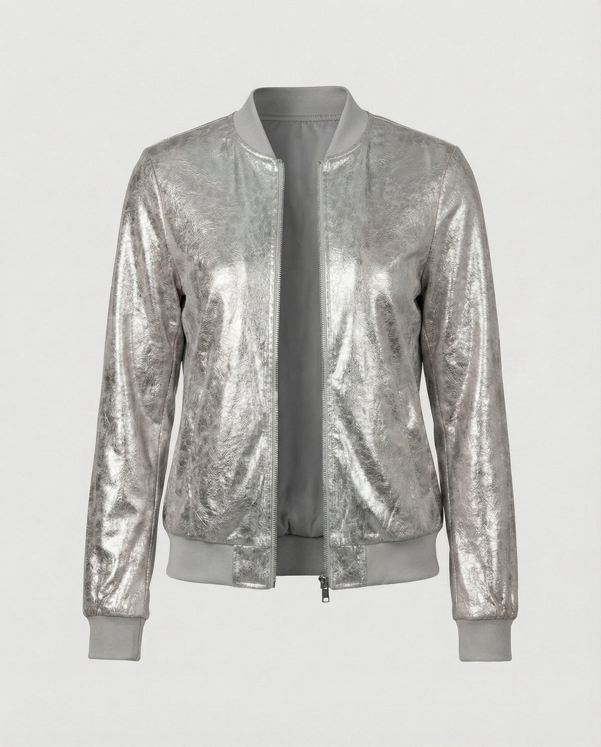 Helvano | Glänzende Bomberjacke für Damen