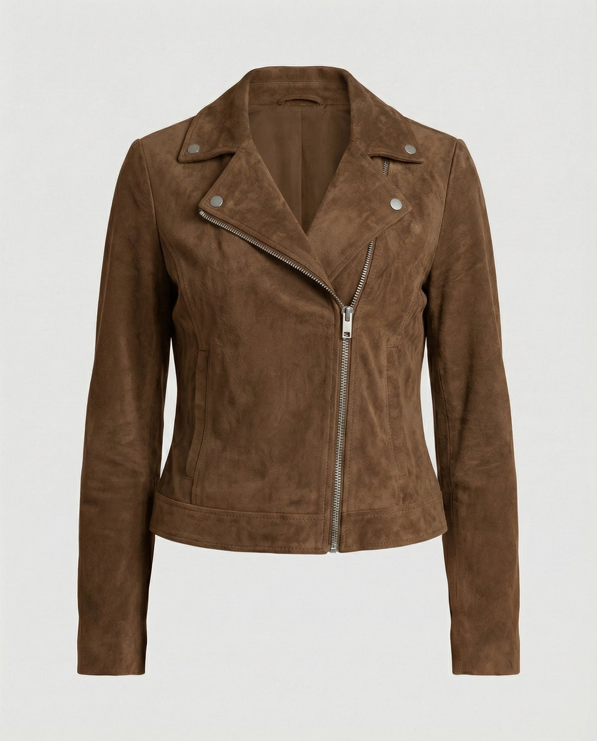 Helvano | Kurze taillierte Bikerjacke für Damen