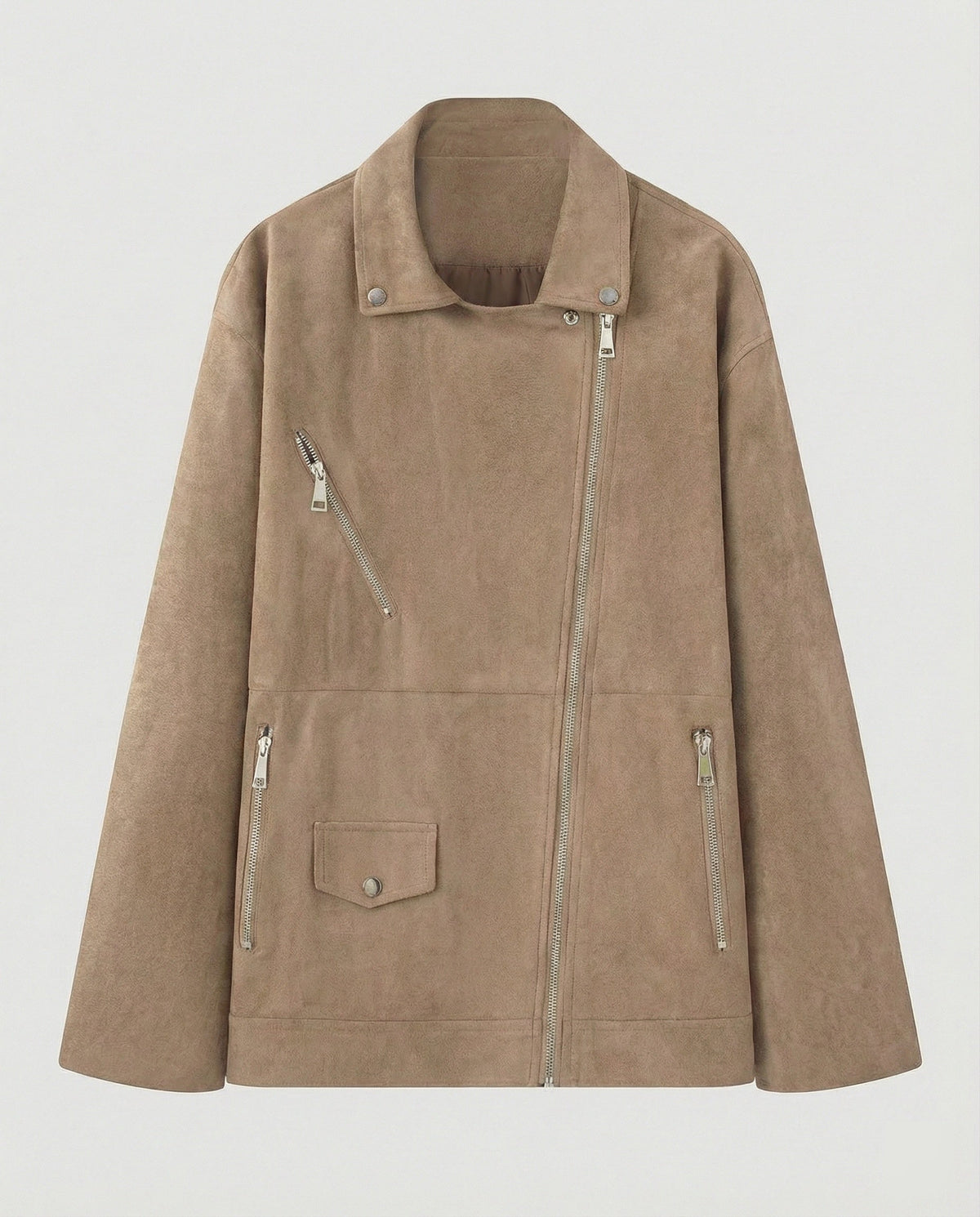 Helvano | Wildlederjacke für Damen in Cognac