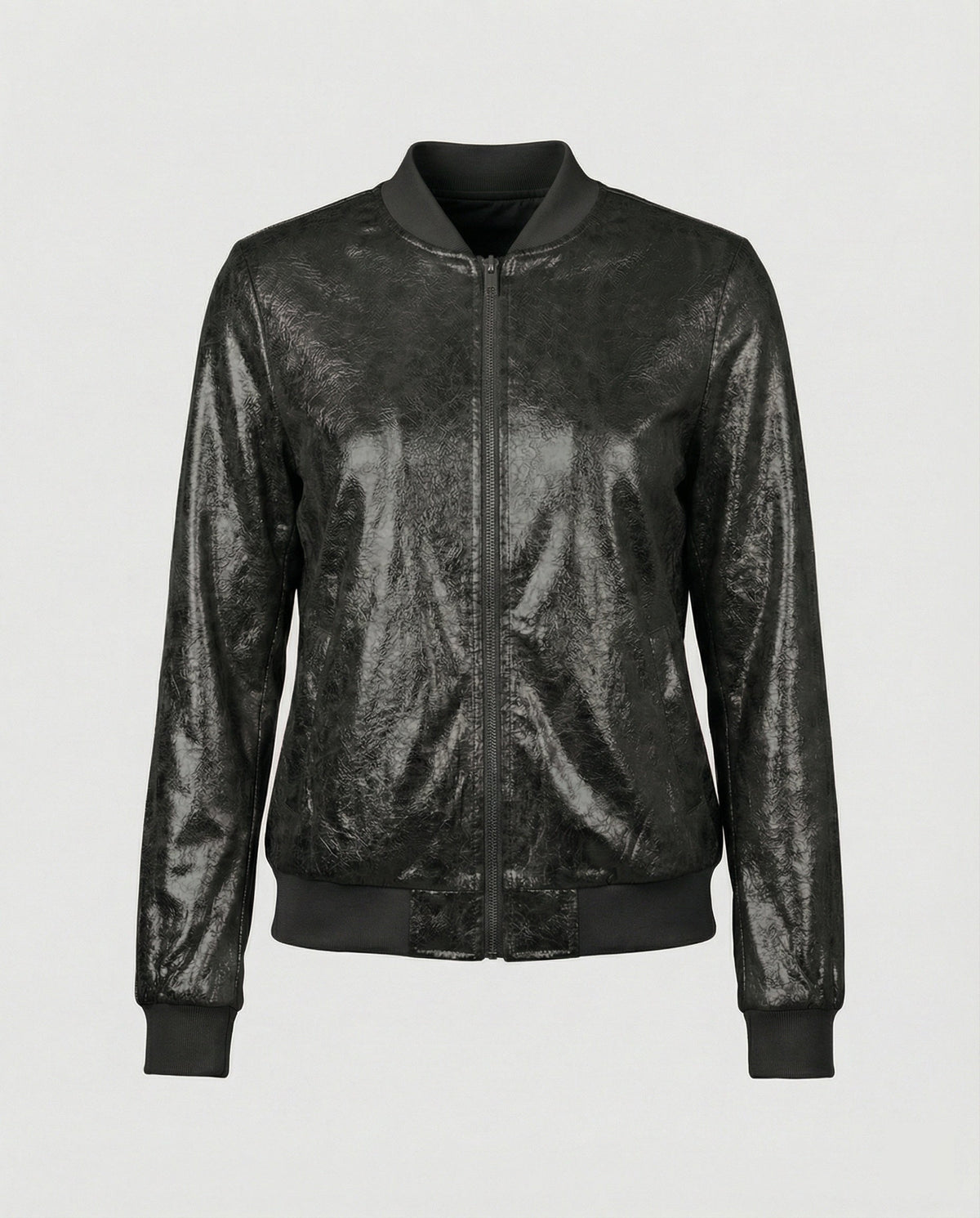 Helvano | Glänzende Bomberjacke für Damen
