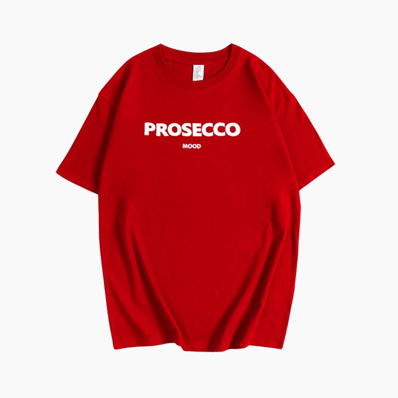 Helvano | Damen T-Shirt mit Prosecco-Print