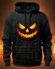 Helvano | Halloween Hoodie mit Grafik-Print für Herren