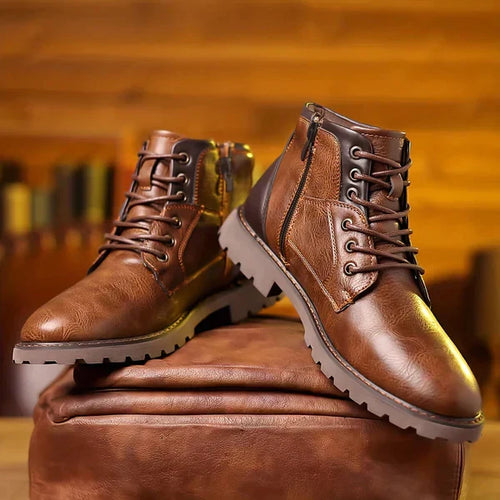 Helvano | Robuste Schnürstiefel für Herren