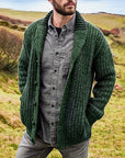 Helvano | Strickjacke mit Schalkragen für Herren