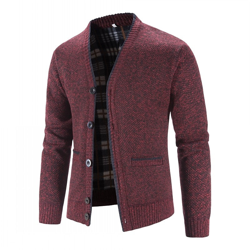 Helvano | Strickjacke mit V-Ausschnitt für Herren