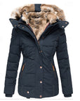 Helvano | Winterjacke mit Fellkapuze für Damen