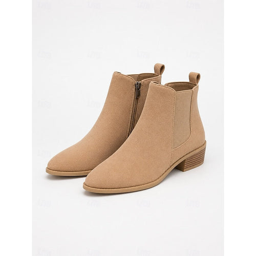Helvano | Spitze Damen-Stiefeletten mit Blockabsatz