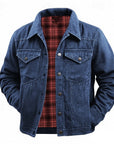 Helvano | Gefütterte Trucker-Jacke für Herren