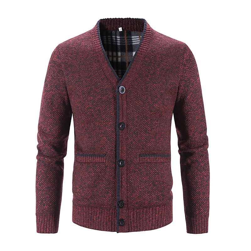 Helvano | Strickjacke mit V-Ausschnitt für Herren