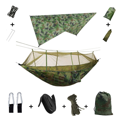 Helvano | Camping-Hängematte für 2 Personen mit Moskitonetz
