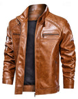 Helvano | Klassische Bikerjacke für Herren