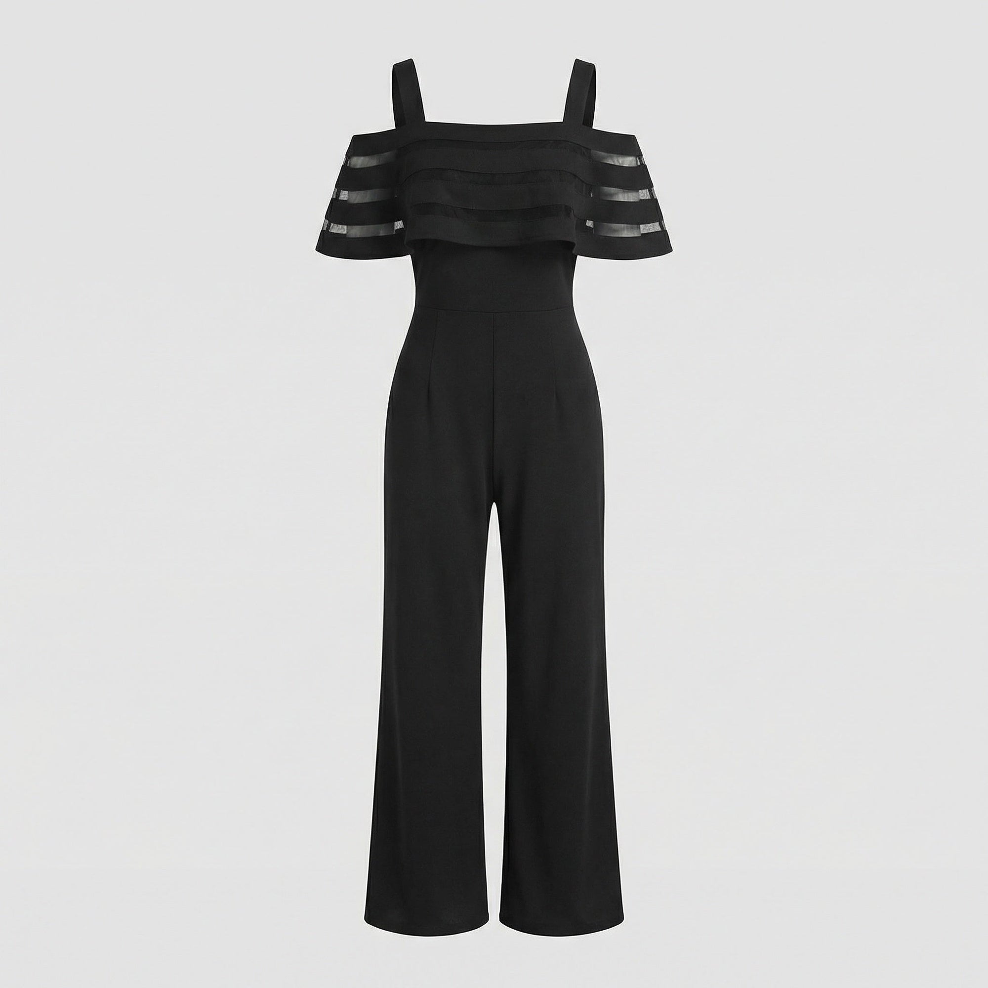 Helvano | Schulterfreier Abend-Jumpsuit mit weitem Bein