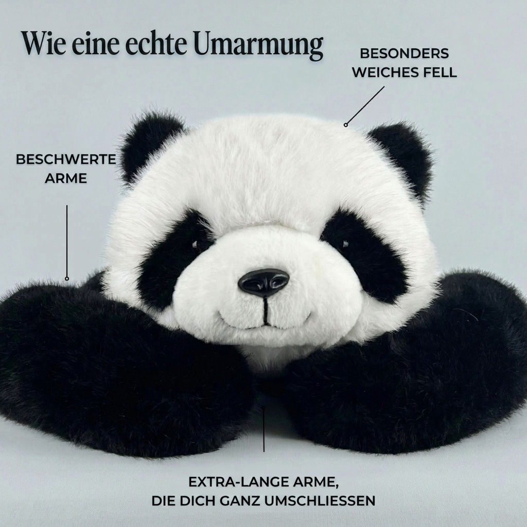 Wie eine echte Umarmung – beschwerte Arme und weiches Fell