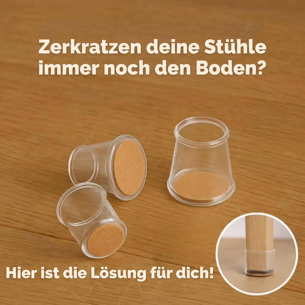 Zerkratzen deine Stühle immer noch den Boden? Hier ist die Lösung