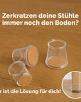 Zerkratzen deine Stühle immer noch den Boden? Hier ist die Lösung