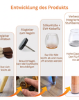 Entwicklung des Produkts – vom Filzgleiter zum Silikon-Stuhlbeinschutz