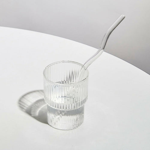 Helvano | Gedrehter Glas-Trinkhalm, wiederverwendbar