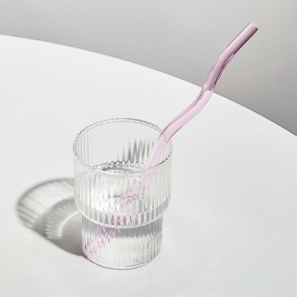Helvano | Gedrehter Glas-Trinkhalm, wiederverwendbar
