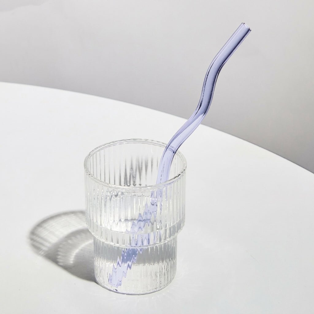 Helvano | Gedrehter Glas-Trinkhalm, wiederverwendbar
