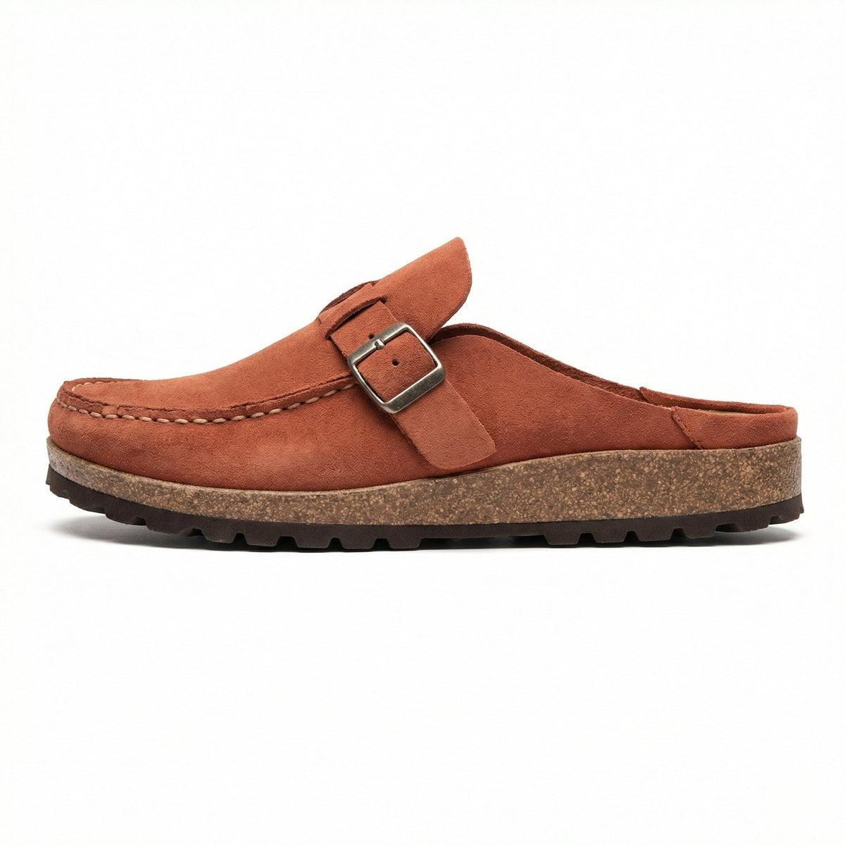 Helvano | Retro Wildleder-Clogs für Damen