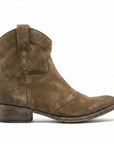 Helvano | Kurze Cowboystiefel für Damen aus Wildleder