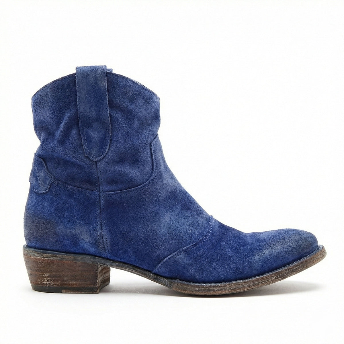 Helvano | Kurze Cowboystiefel für Damen aus Wildleder