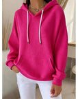 Helvano | Struktur-Hoodie mit Tunnelzug