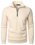 Helvano | Herren Pullover mit Stehkragen und Viertelreissverschluss
