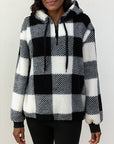 Helvano | Karierter Hoodie mit Half-Zip