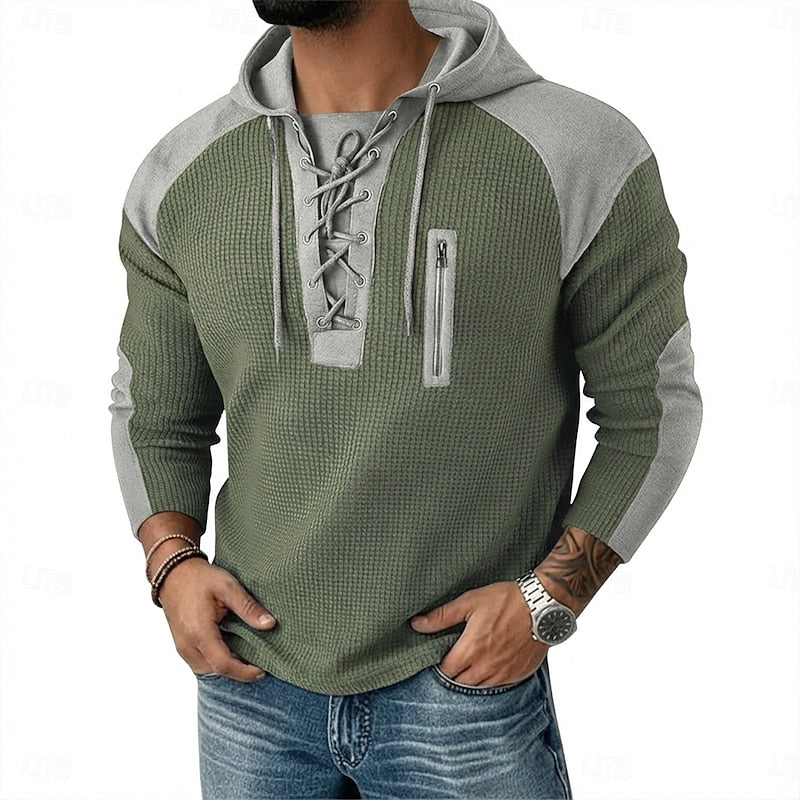 Helvano | Hoodie mit Schnürung für Herren
