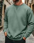 Helvano | Klassisches Rundhals-Sweatshirt für Herren