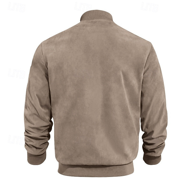 Helvano | Herren-Stehkragenjacke mit Reissverschluss