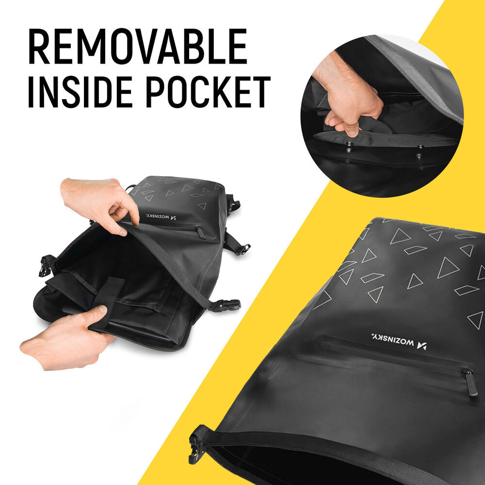 Helvano | 3-in-1 Fahrradtasche für den Gepäckträger