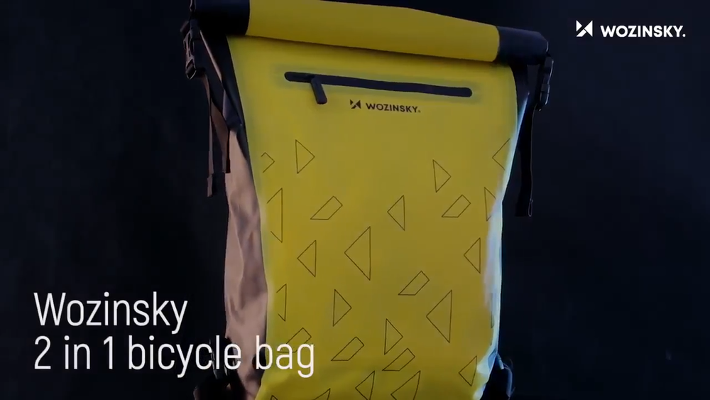Helvano | 3-in-1 Fahrradtasche für den Gepäckträger