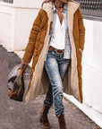 Helvano | Wendbare lange Pufferjacke mit Kapuze für Damen