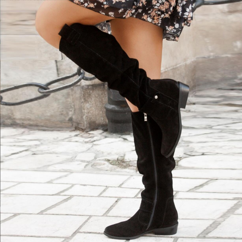 Soviska | Damen Stiefelette mit kleinem Absatz