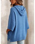 Helvano | Lockerer Strick-Kapuzenpullover für Damen