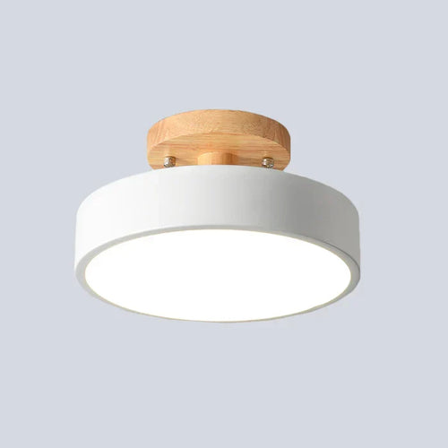 Helvano | Skandinavische LED-Deckenleuchte aus Holz