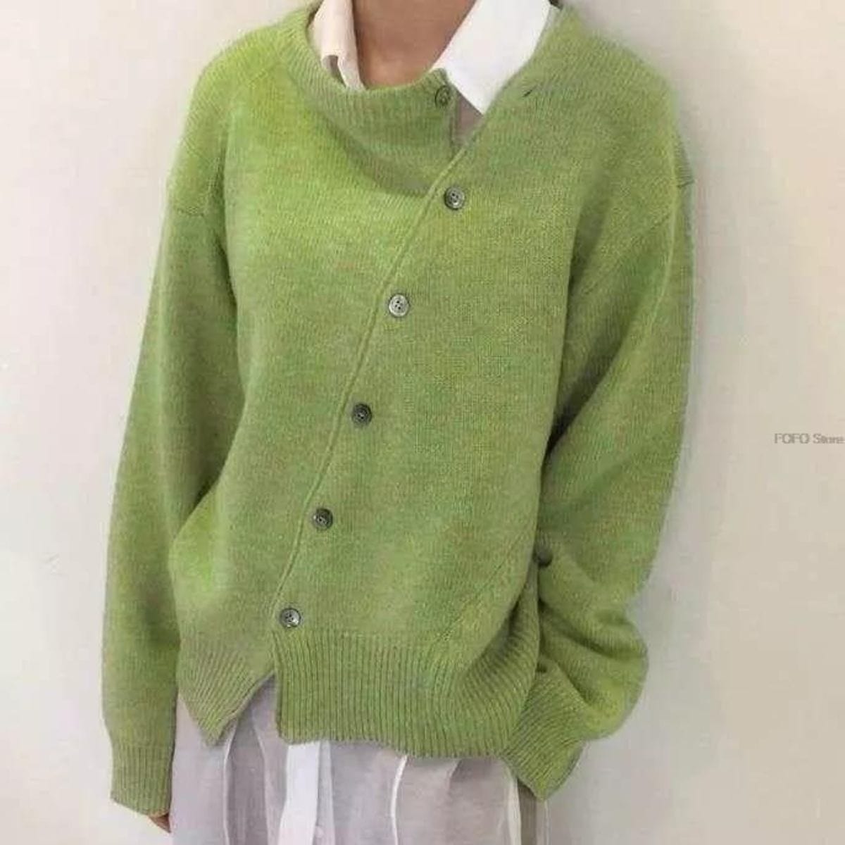 Helvano | Strickjacke mit Knopfleiste für Damen