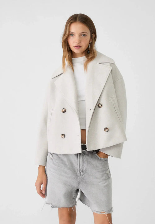 Helvano | Kurze Zweireiher-Jacke für Damen