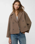Helvano | Kurze Zweireiher-Jacke für Damen