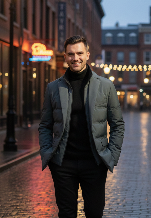 Helvano | Urbane Steppjacke für Herren