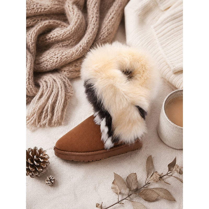 Helvano | Damen-Winterstiefel mit Plüschbesatz