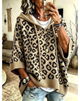 Helvano | Kapuzenpullover mit Animal-Print für Damen